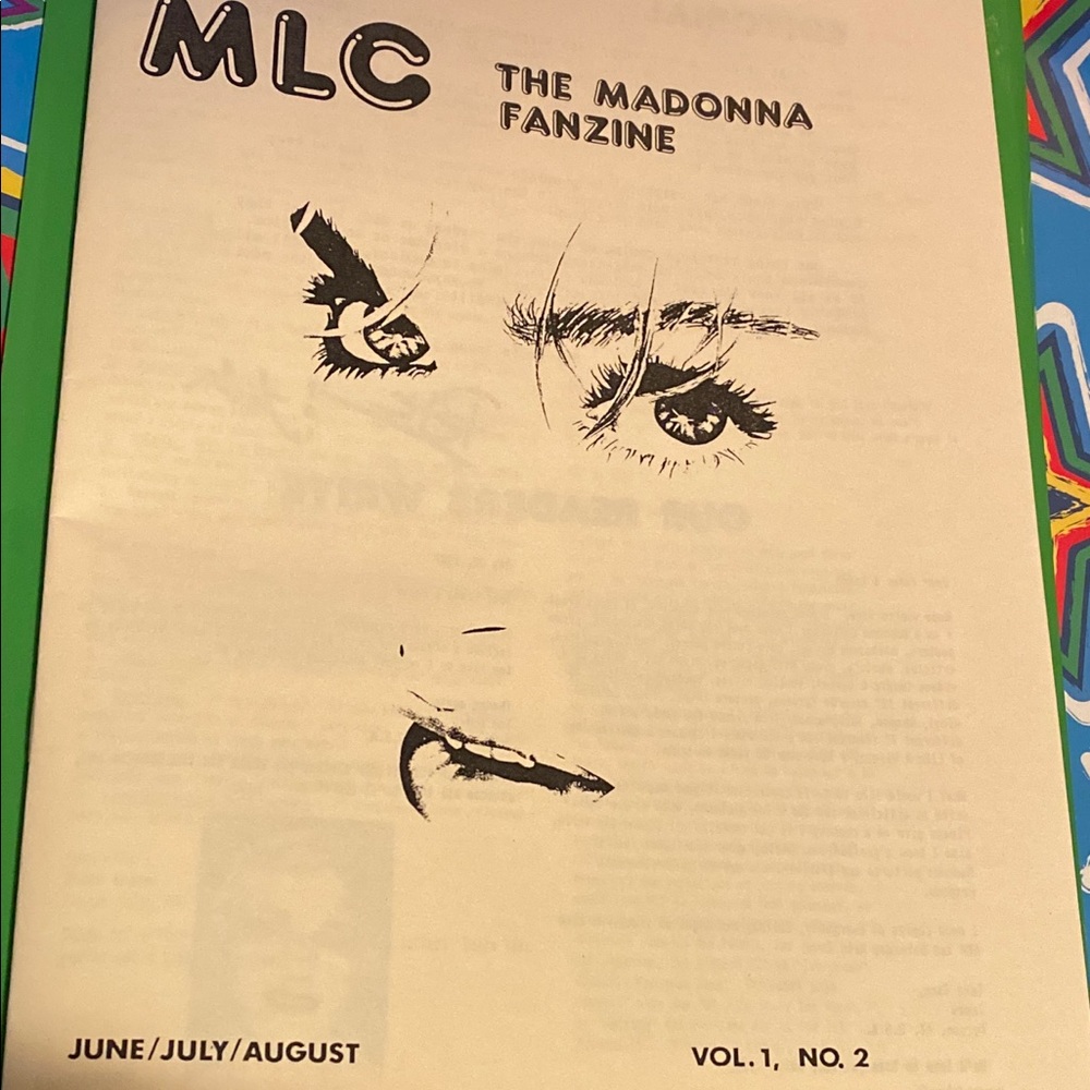 MADONNA FANZINE YEAR 1987 VOL 1 ISSUE 2 ULTRA RARE !!
